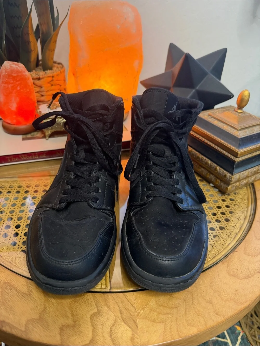 Nike Air Jordan 1 Mid Men's Sneakers - Black